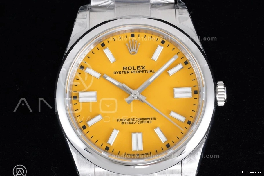 Contemporary Steel Oyster Best Dial 904L DD3230 Yellow VSF Perpetual Edition 41mm 953 124300 V 1:1 1107